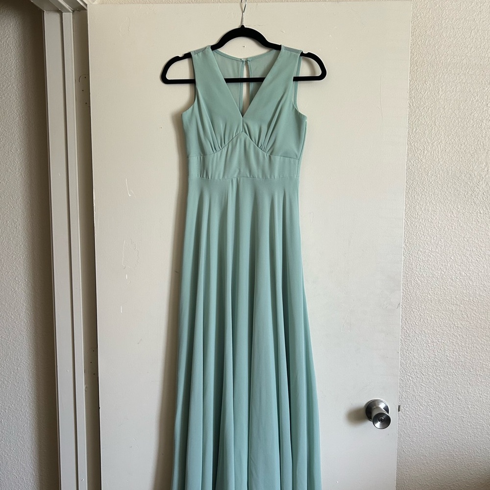Lulu’s Sage Green Maxi Dress